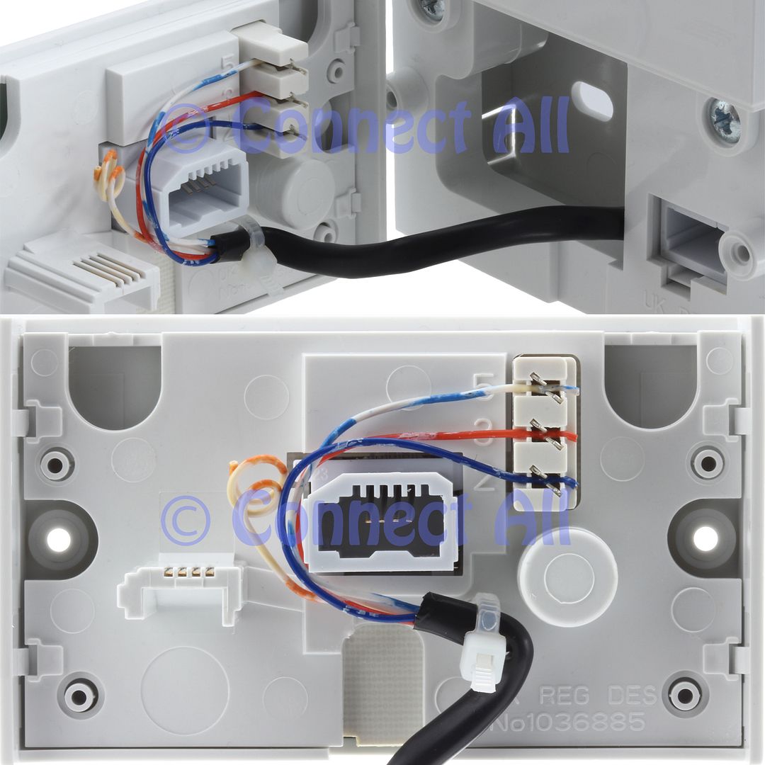50M BLACK BT CW1308 VIRGIN MEDIA TELEPHONE EXTERNAL OUTDOOR EXTENSION